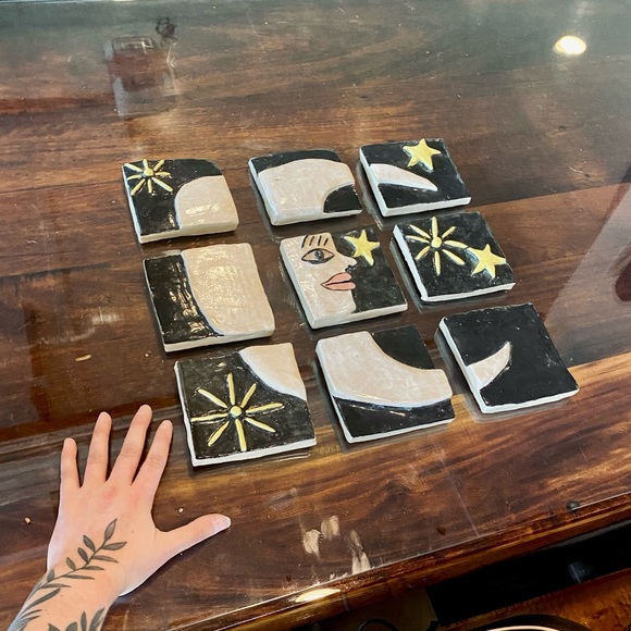 Handmade Celestial Pottery Art Created by Yours Truly - Picture 5 of 15